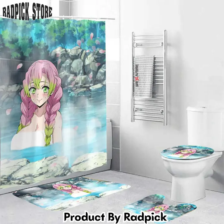 Demon slayer mitsuri kanroji girls hot spring combo bathroom set   rp0159785